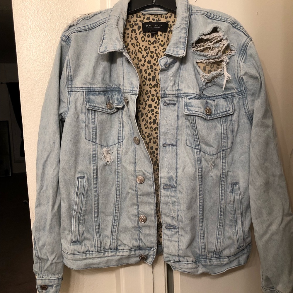Distressed Denim Jacket